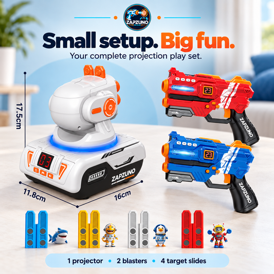 ZAPZUNO™ Interactive Laser Tag Projector Game Set